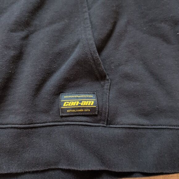 CAN-AM Logo mens HOODIE Black Size XL - Picture 4 of 8